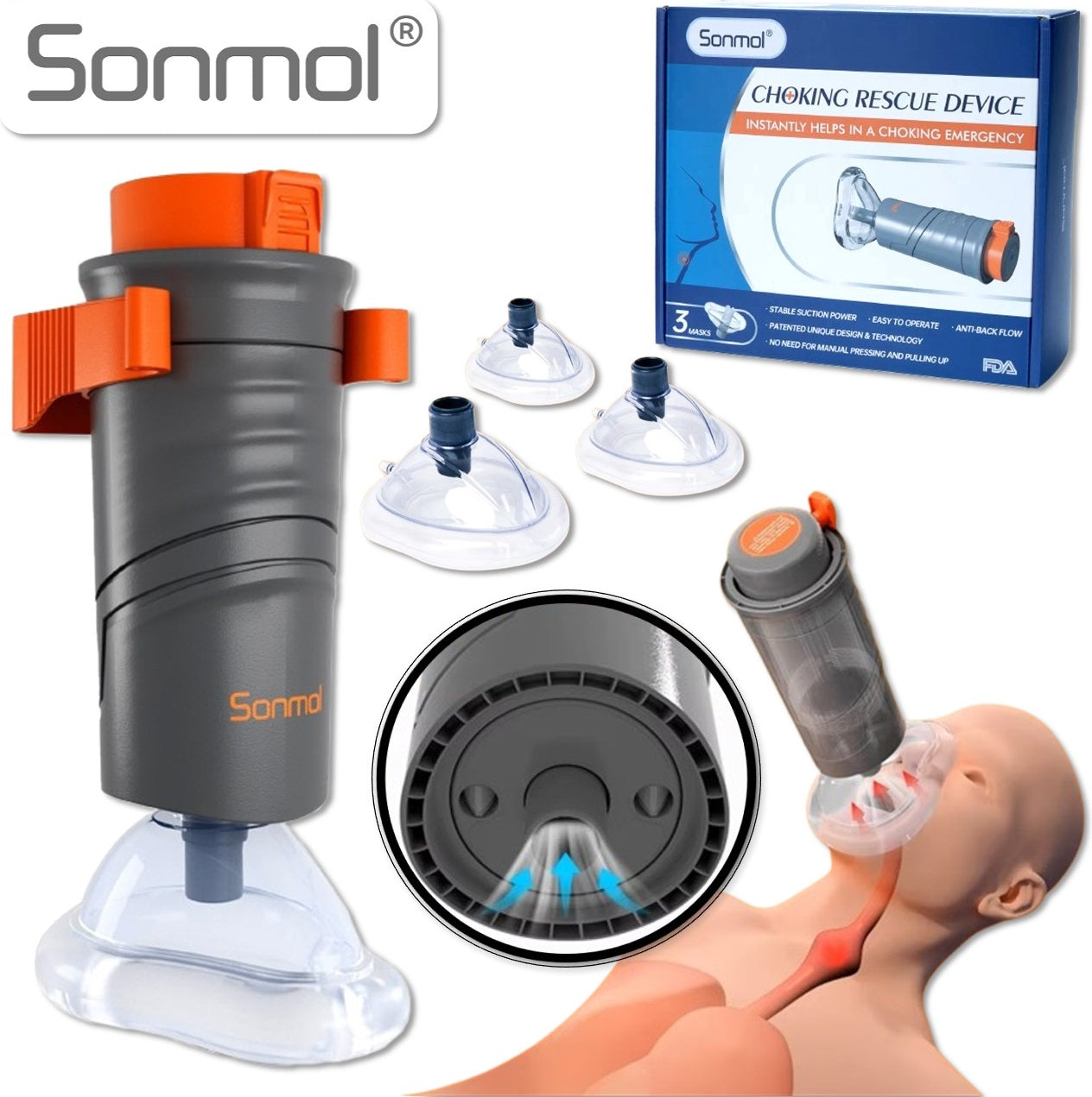 Emergency Choking Rescue Device